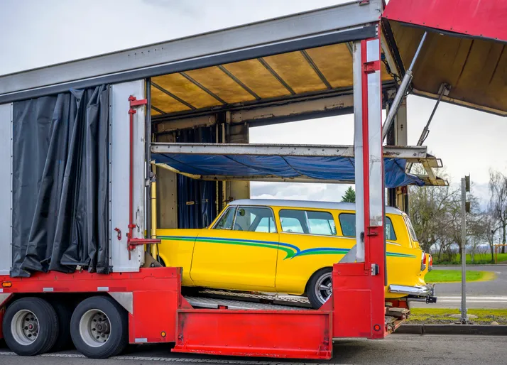 Classic Retro Car - Professional Auto Transport Services